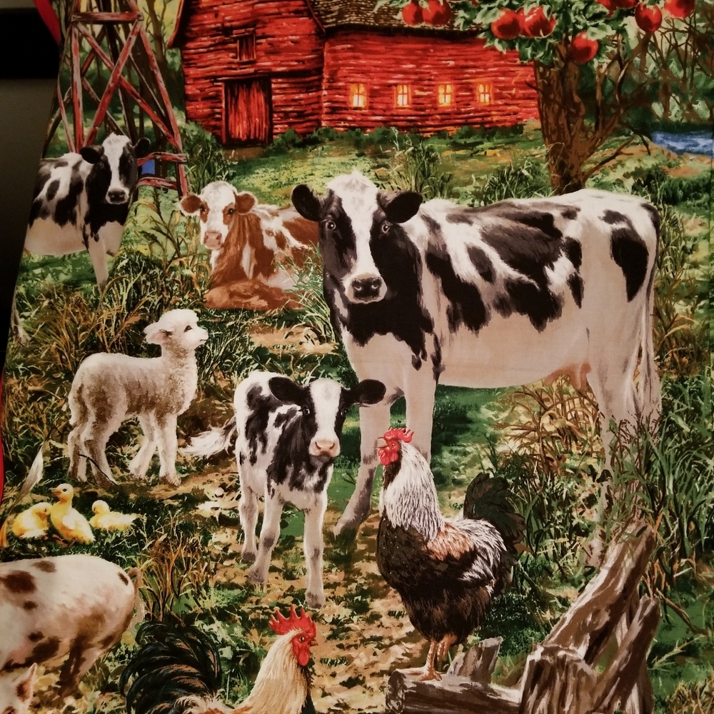 Handmade Country Farm Throw Blanket